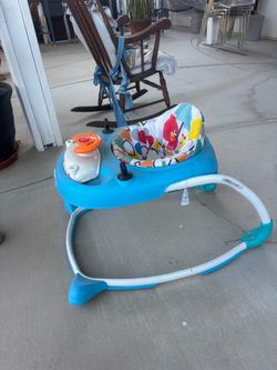 Baby walker with music