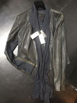 BCBG Maxazria leather jacket