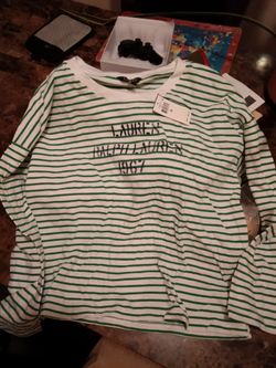 Ladies Ralph Lauren Long Sleeve Shirt $40
