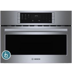 NEW IN SEALED BOX.  BOSCH 500 SERIES 27” BUILT IN DRAWER MICROWAVE WITH A FACTORY WARRANTY 2 YEARS 3/21/25 