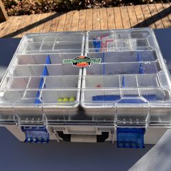 Fishing Tackle Box With Gear
