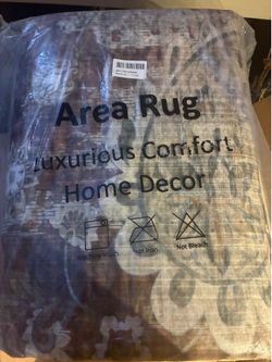 Socofuz Vintage Big Area Rug 8x10, Non-Slip Floor Carpet Printed Soft Durable Stain Resistant