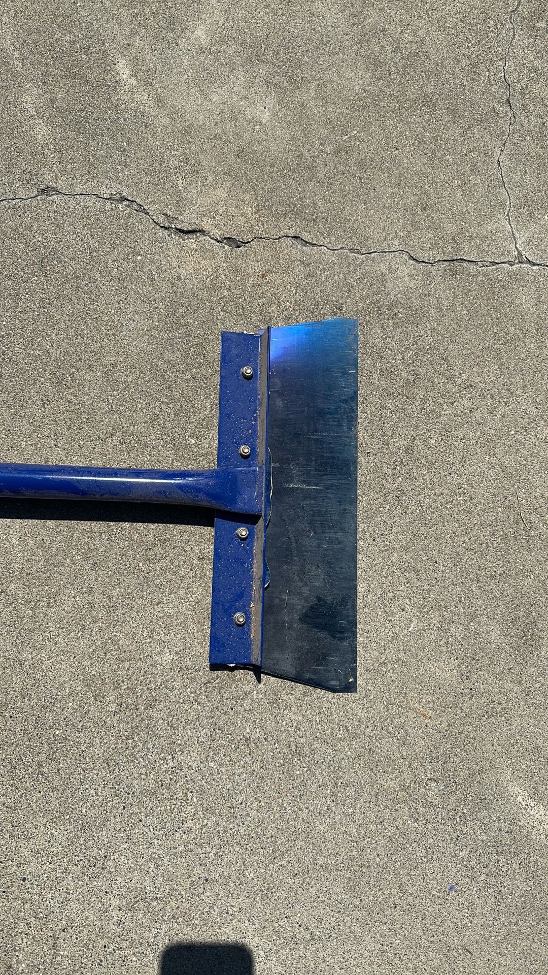 1 4 in. W Carbon Steel Blade Floor Scraper Hand Tool with Replaceable Blade and Handle Grip