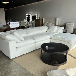 NEW Restoration Hardware Style Cloud Modular Sofa Chaise Sectional 