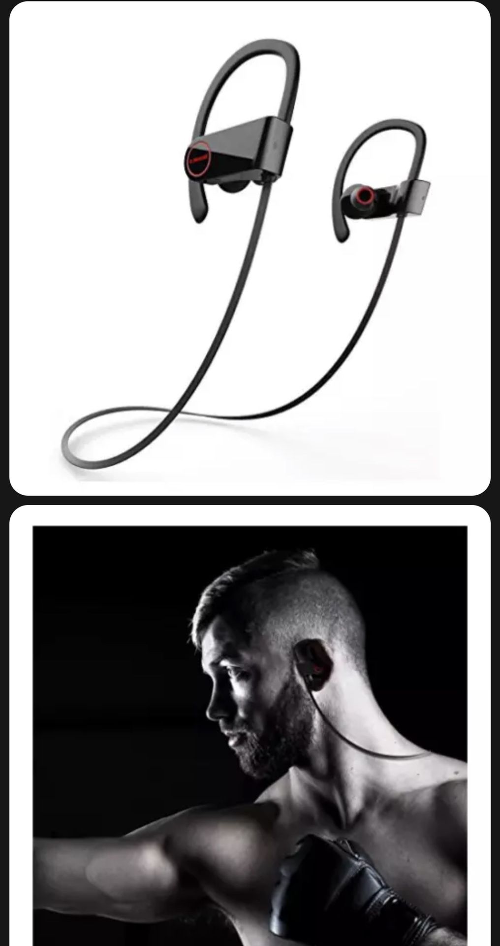 Liger BLAZE Bluetooth 4.1 Earphones Sweatproof Wireless Earbuds Noise Cancelling