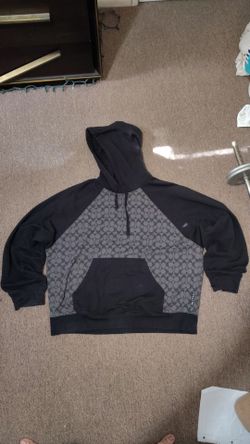 Grey coach hoodie