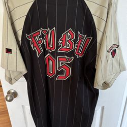 Vintage Y2K Fubu Collection Baseball Jersey 