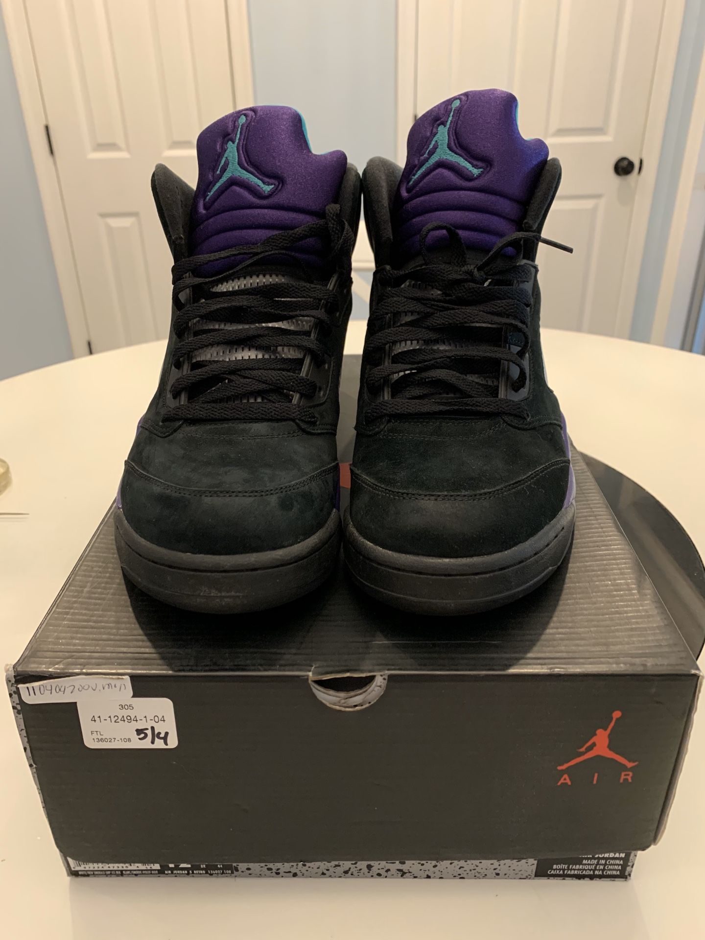 Air Jordan 5 “Grape” Size 13