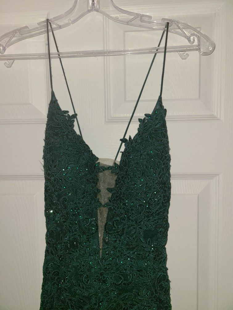 Prom Dress , Emerald Green ...New Price!