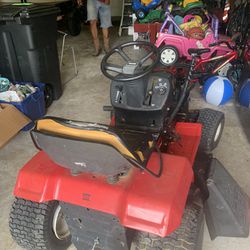 Riding Mower 42” Runs good Need Tire Which I Already Have Price is Firm!