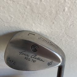 Cleveland 797 BeNi - 60 Degree Wedge With New Grip