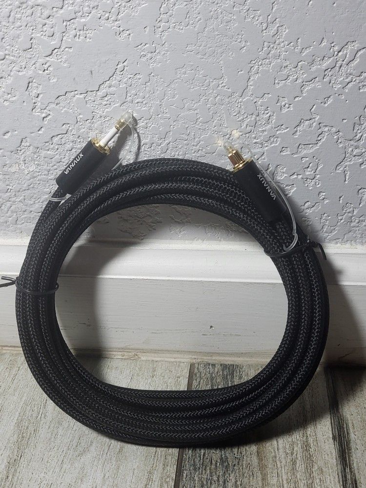 Toslink to Mini Toslink Optical Audio Cable 24K Gold-Plated Digital S/PDIF Fiber Optic Cables for Home Theater, Sound Bar,TVs/Amplifiers/Hi-Fi Systems