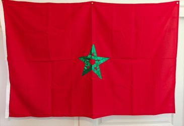 Flag of Morocco - Size 3 x 4.5 feet 🇲🇦