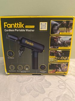 Fanttik K200 Flip Cordless Portable Pressure Washer 5-in-1 Nozzle New Sealed