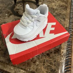 Nike Air Max 90 Easyon 4c white baby shoe