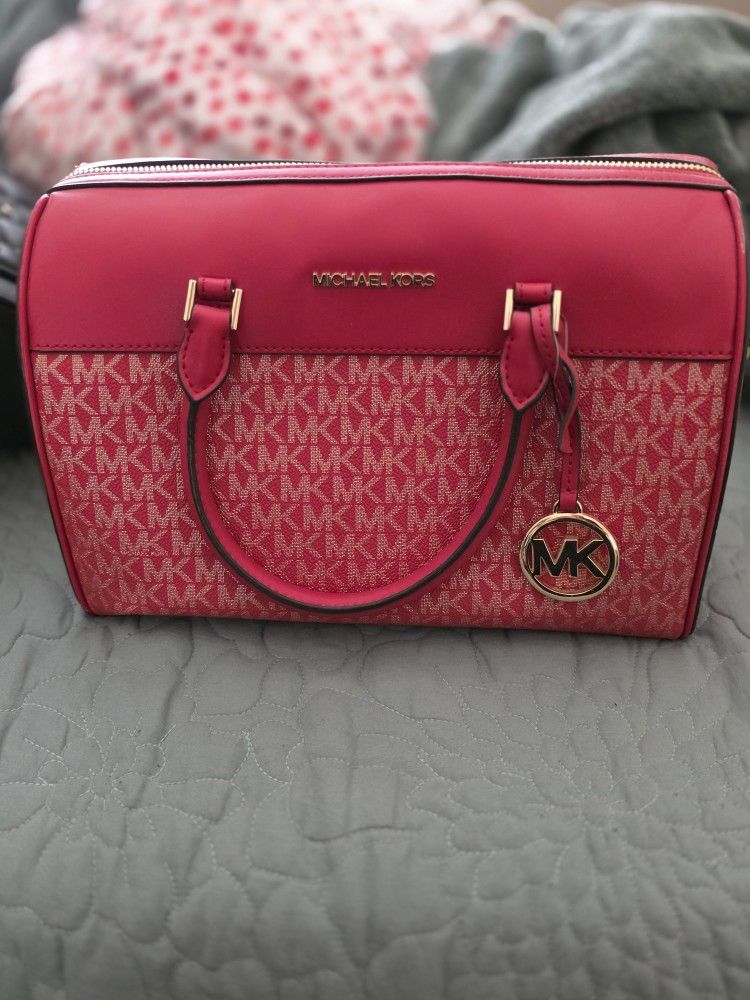 Michael Kors Red Crossbody Purse