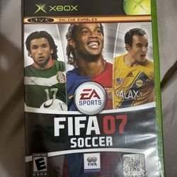 XBOX SPORTS FIFA 07 SOCCER VIDEO GAME 