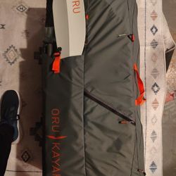 Oru Folding Kayak, Inlet Model, With Extra Seat, Portable Oru Paddle And Backpack ,Used Twice