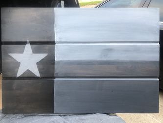 Rustic style Texas flag