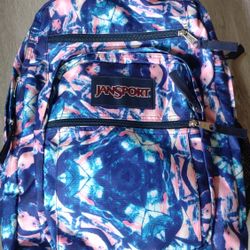 JanSport Backpack, Shibori Kaleidoscope