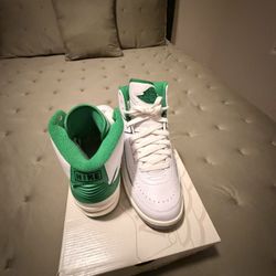 Air Jordan Retro 2 Sail Green 