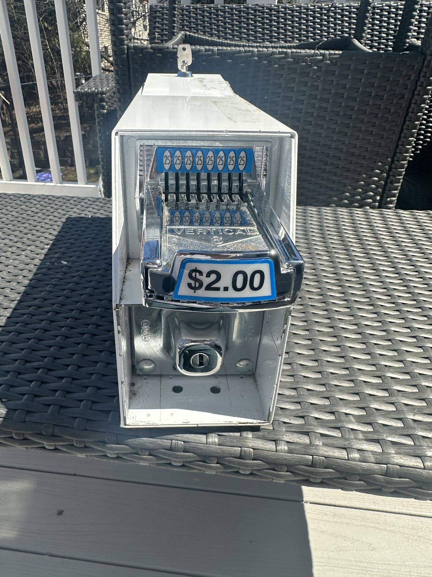 Coin Box For Dryer Or Washer Machine