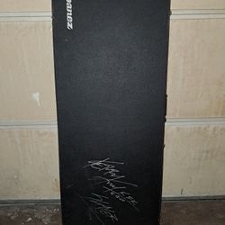 Hard-shell Ibanez Guitar Case Signed by Kerry King from Slayer