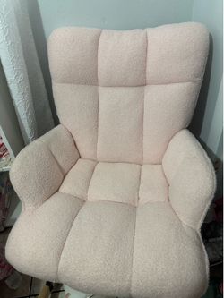 Pink rocking chair