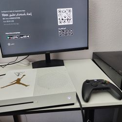 Xbox one s w/ games and controller