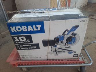 Kobalt 10-in Sliding Dual-Bevel Miter Saw