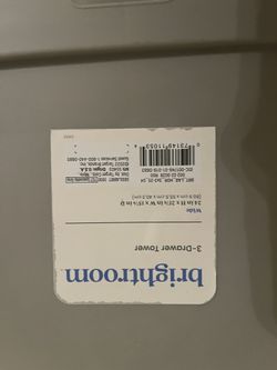 3 Storage Drawer Unit