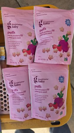 Snacks para bebé  8+