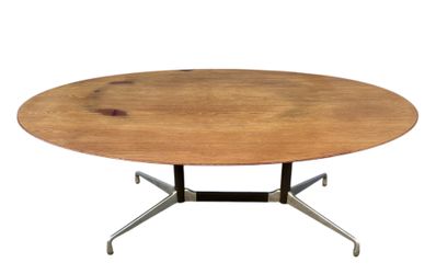 Herman Miller Oval Dining Table / Conference Table. ( 78" L x 48" W and 28" H