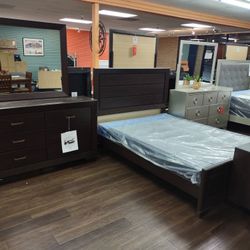 DARK COCO BEDROOM SET 