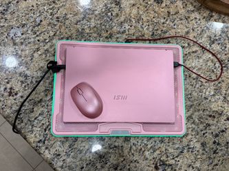 MSI Prestige 14 Limited Edition Rose Pink laptop used a few times like new includes cooling fan and mouse
