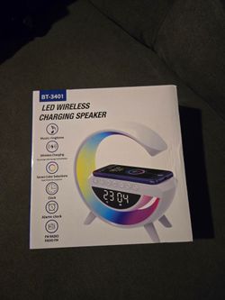LED Wireless Charging Speaker
