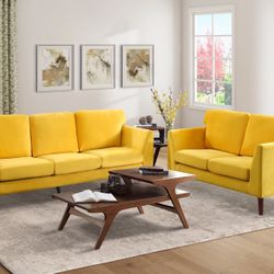 Tolley 2 piece sofa and loveseat set