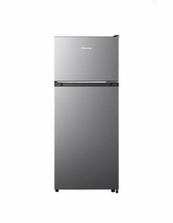 4.4 cu. ft Stainless Steel Look Compact Top Mount Refrigerator