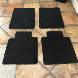2025F 250 floor mats OEM originals takeouts