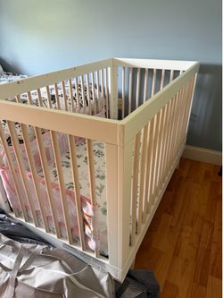 BABY CRIB AND MATTRESS