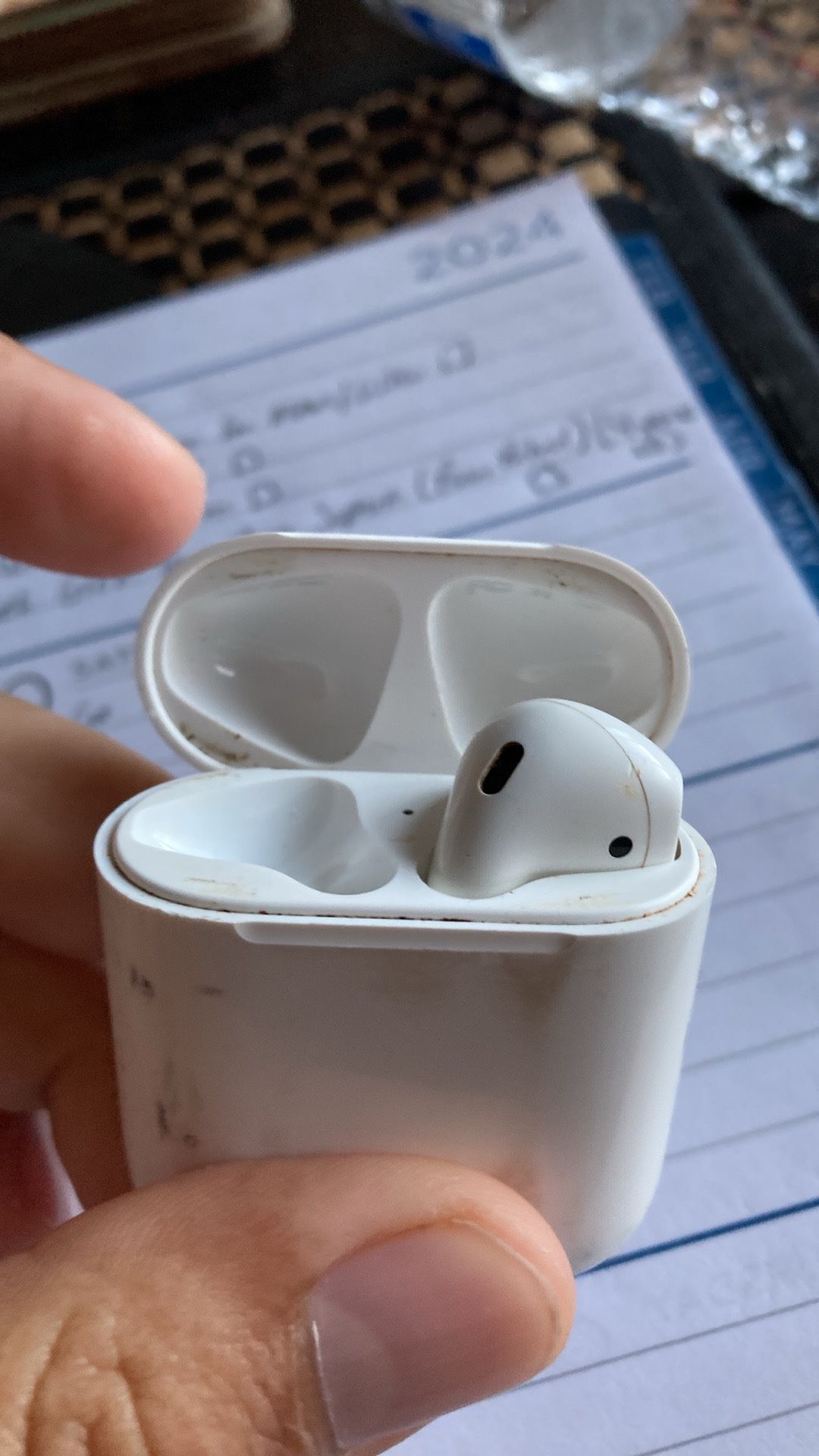 AirPod Case And One Air Pod (right Side)