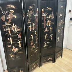 4- Panels Room Dividers 5 Ft High 