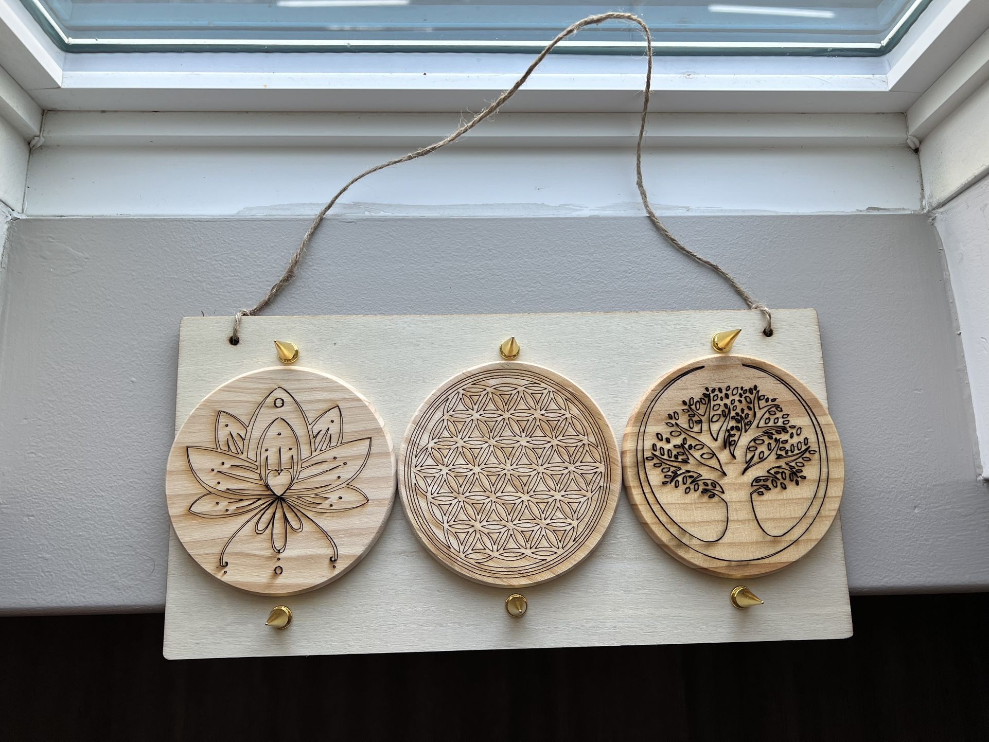 Wooden Laser Engraved Plaque
