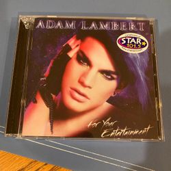 Adam Lambert  “for your entertainment”CD