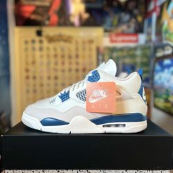 Jordan 4  Military Blue  13-12-8w