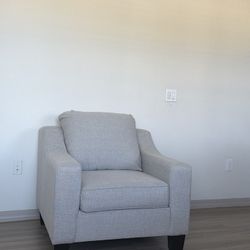 Modern Gray Accent Chair – Brand New, Never Used