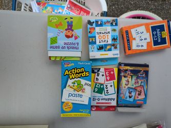 6 Set Flash Cards, Games