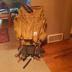 Vintage Cannondale Hiking Long Trail Track Camping Camp Backpack Internal Frame Aluminum Excellent Condition  Bicycle 