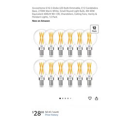 Brand new G16.5 Globe LED Bulb Dimmable