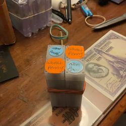 Wheat pennies rolls 1909/1959 🇺🇸✨